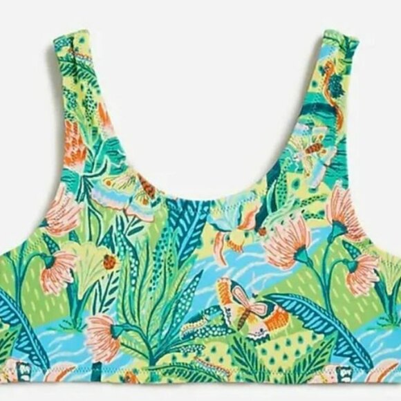 J. Crew Other - NWT - J. Crew Girls' scoopneck swimsuit  top with UPF 50